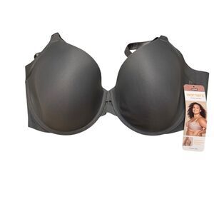 Warners Women's Grey T-Shirt Bra Size 40D NWT